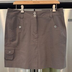Jamie Sadock  Taupe Golf Skirt with Pockets 12